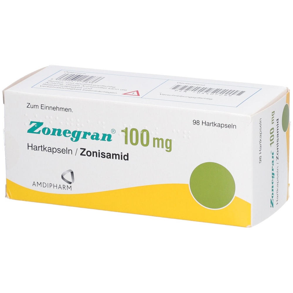 ZONEGRAN 100 mg CÁPSULAS DURAS