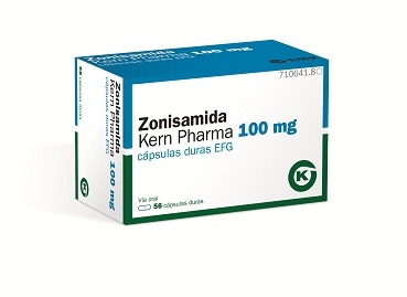 ZONISAMIDA KERN PHARMA 100 mg CÁPSULAS DURAS