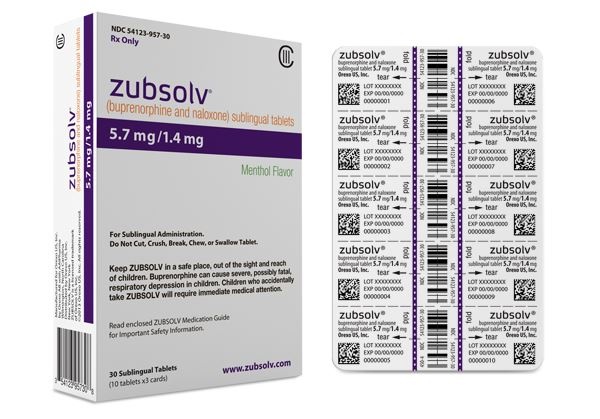 ZUBSOLV 5,7 mg/1,4 mg COMPRIMIDOS SUBLINGUAIS