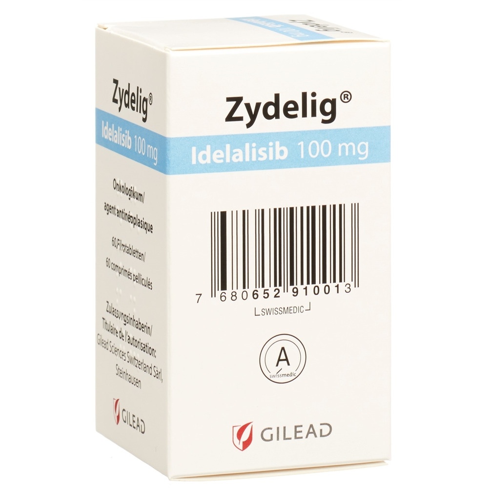 Zydelig 100 mg comprimidos revestidos por película