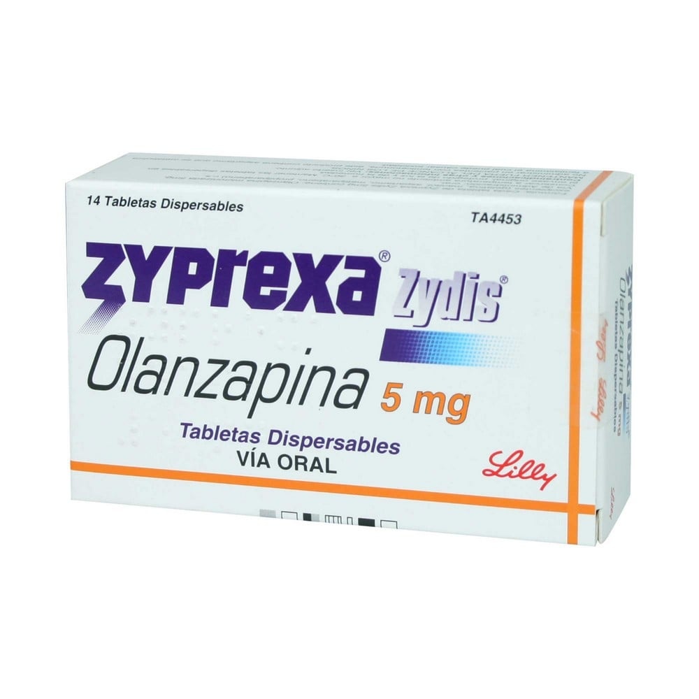 ZYPREXA 5 mg COMPRIMIDOS REVESTIDOS