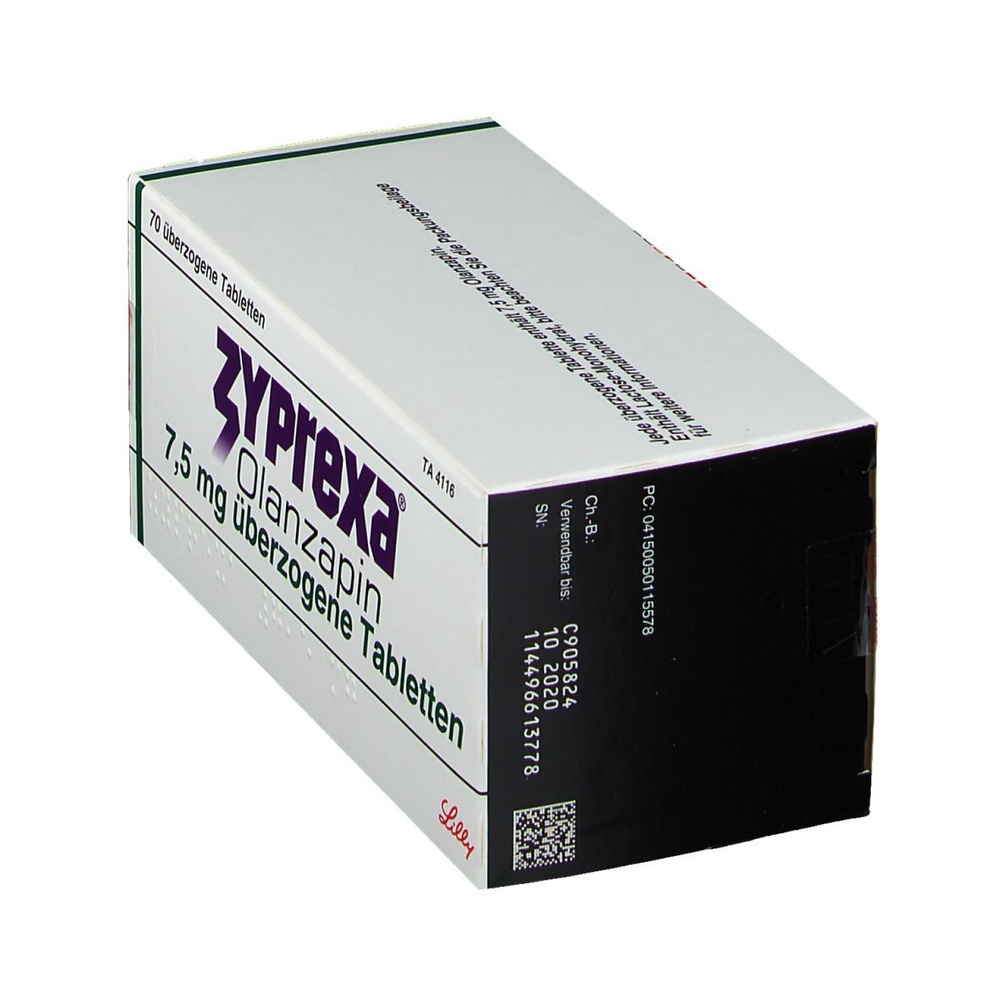 ZYPREXA 7,5 mg COMPRIMIDOS REVESTIDOS