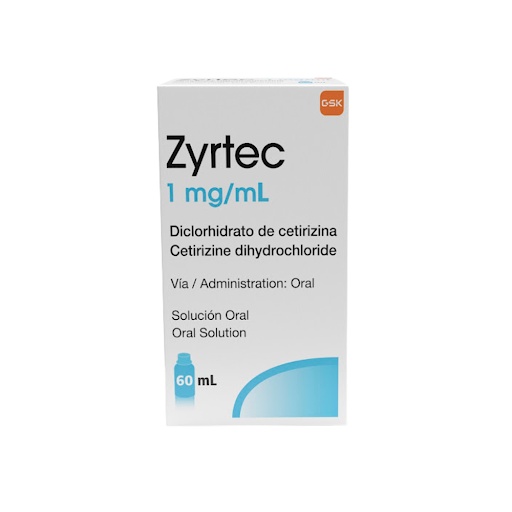 ZYRTEC 1 mg/ml SOLUÇÃO ORAL