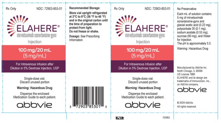 ELAHERE 5 mg/ml CONCENTRADO PARA SOLUÇÃO PARA PERFUSÃO