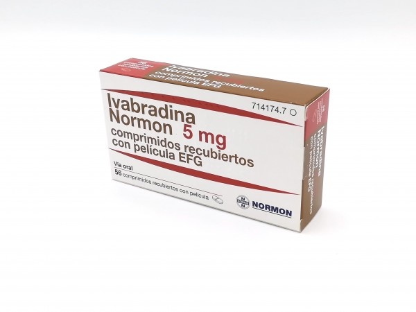 IVABRADINA VIR 5 mg COMPRIMIDOS REVESTIDOS POR PELÍCULA