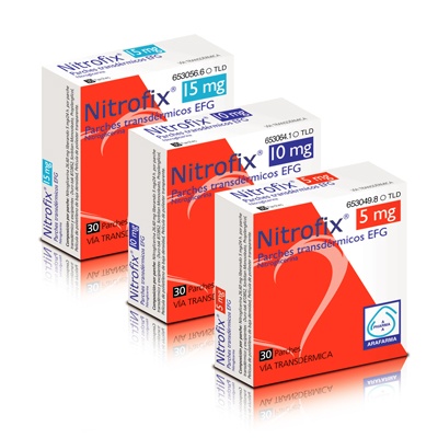 NITROFIX 15 mg AUTOCLIVANTES TRANSDÉRMICOS